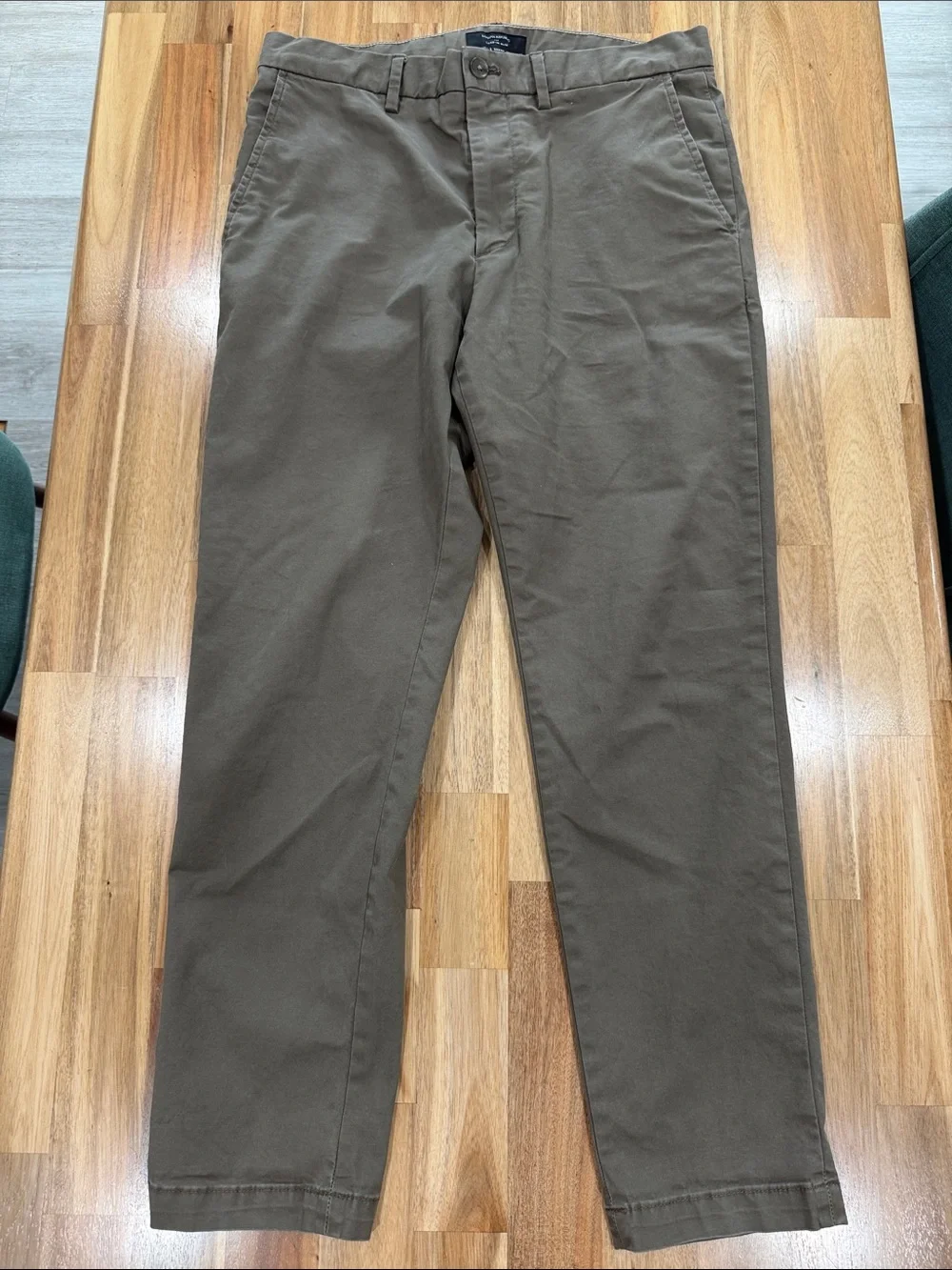 Banana Republic Men's Olive Brown Chino Pants